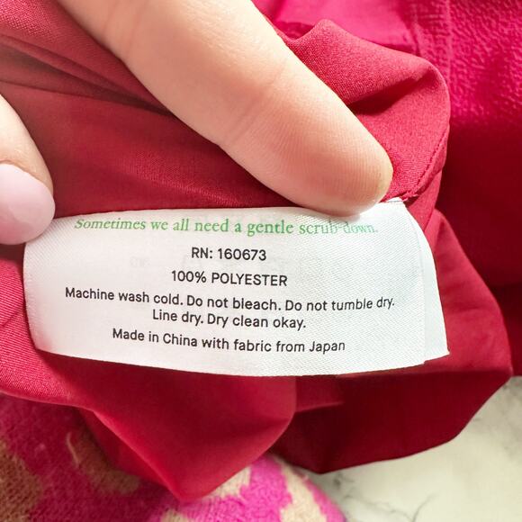 M.M. LaFleur Jane 1.0 Staccato Crepe Dress Women's Size 4 Color Hibiscus NEW - Picture 12 of 16